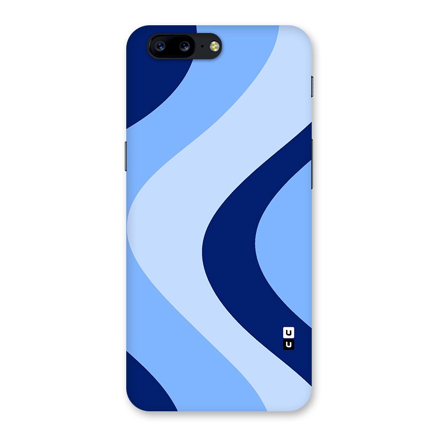 Blue Shade Curves Back Case for OnePlus 5