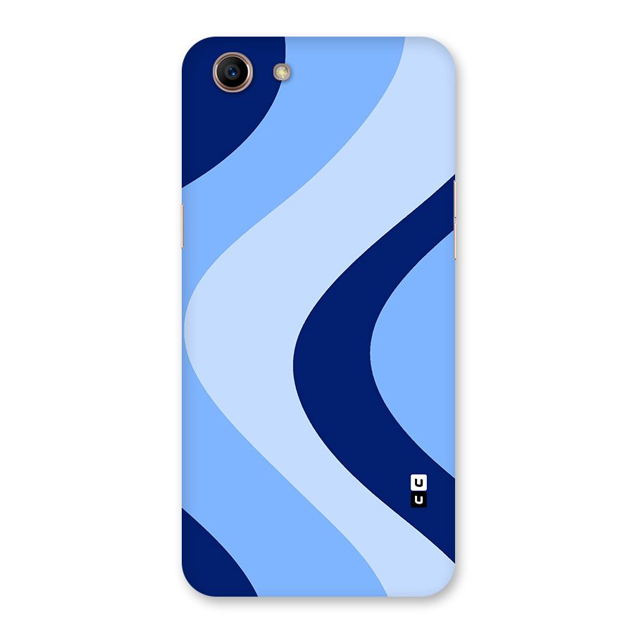 Blue Shade Curves Back Case for Oppo A83 (2018)