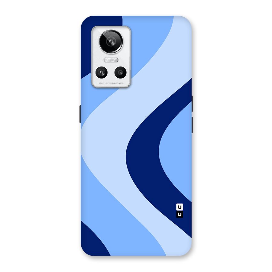 Blue Shade Curves Back Case for Realme GT Neo 3