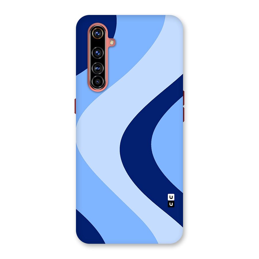 Blue Shade Curves Back Case for Realme X50 Pro