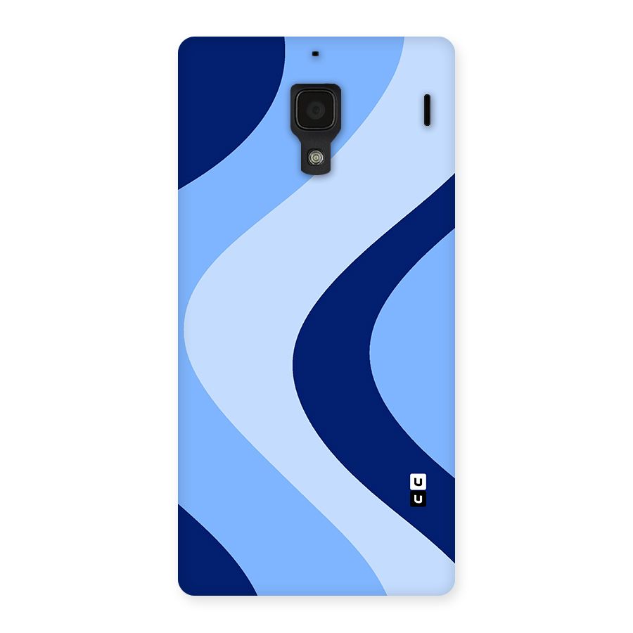 Blue Shade Curves Back Case for Redmi 1S