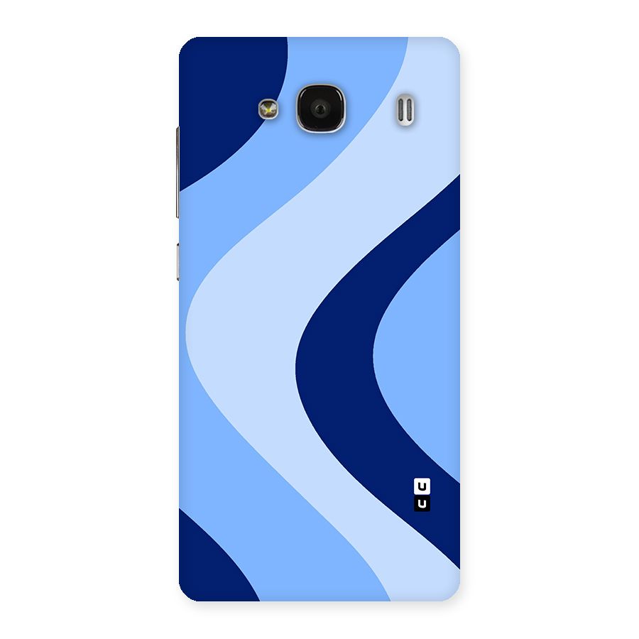 Blue Shade Curves Back Case for Redmi 2s