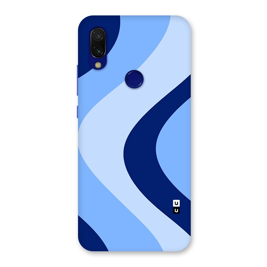 Blue Shade Curves Back Case for Redmi 7