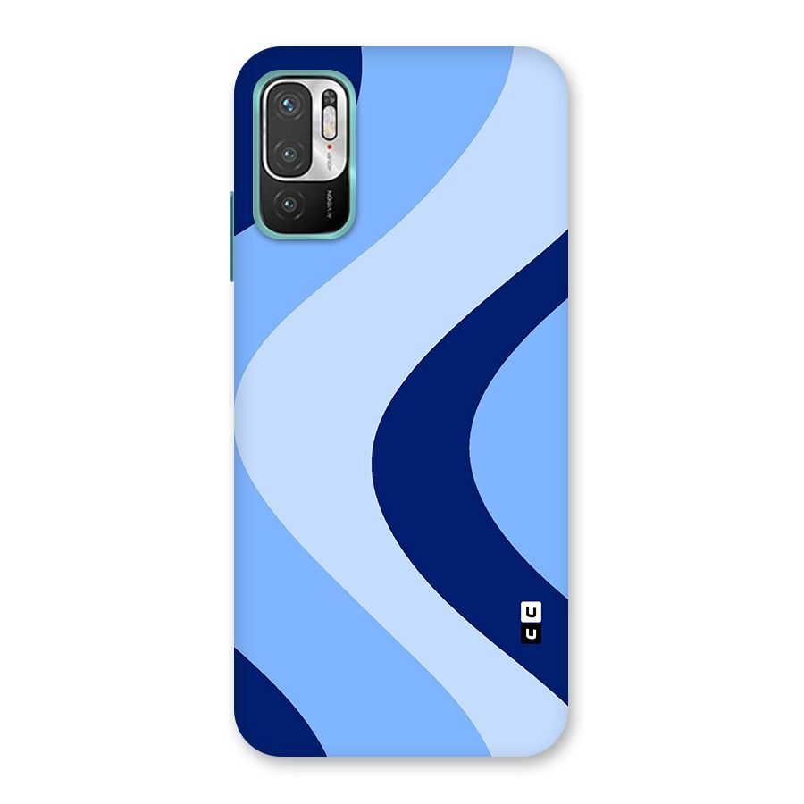 Blue Shade Curves Back Case for Redmi Note 10T 5G