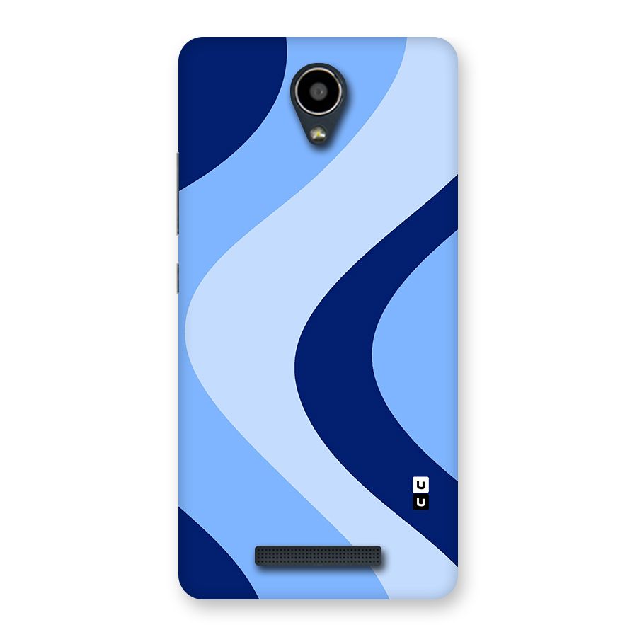 Blue Shade Curves Back Case for Redmi Note 2