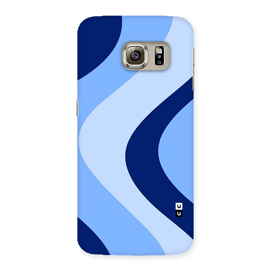 Blue Shade Curves Back Case for Samsung Galaxy S6 Edge