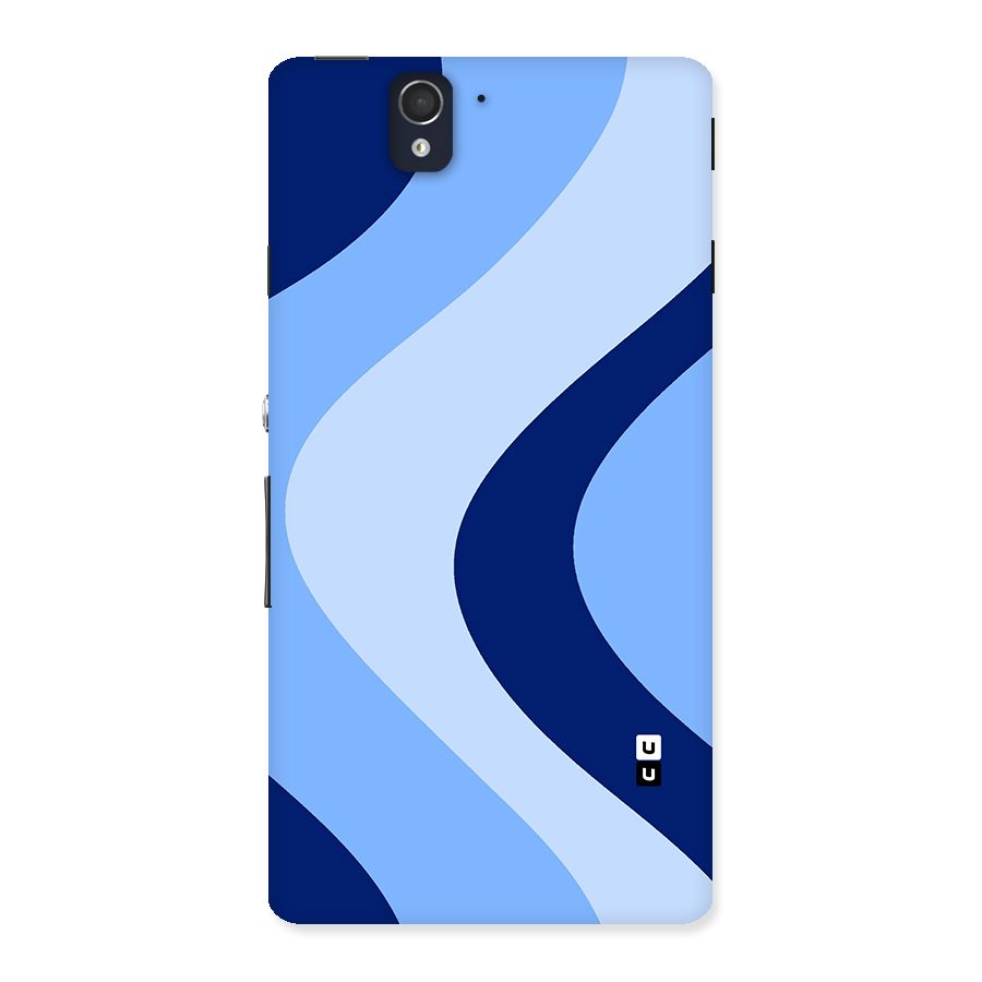 Blue Shade Curves Back Case for Sony Xperia Z