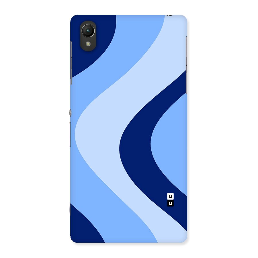 Blue Shade Curves Back Case for Sony Xperia Z2