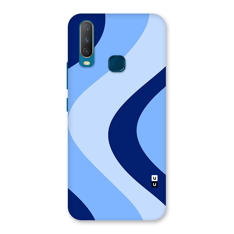 Blue Shade Curves Back Case for Vivo Y11