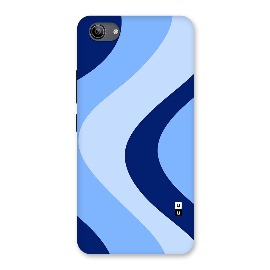 Blue Shade Curves Back Case for Vivo Y81i