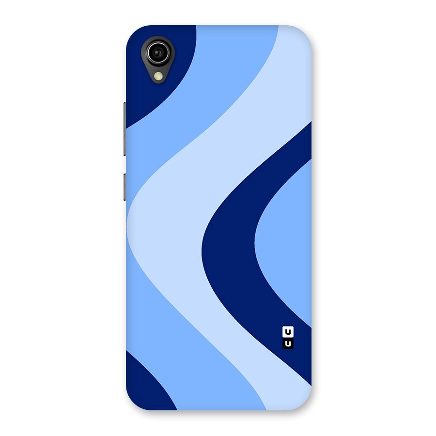 Blue Shade Curves Back Case for Vivo Y90