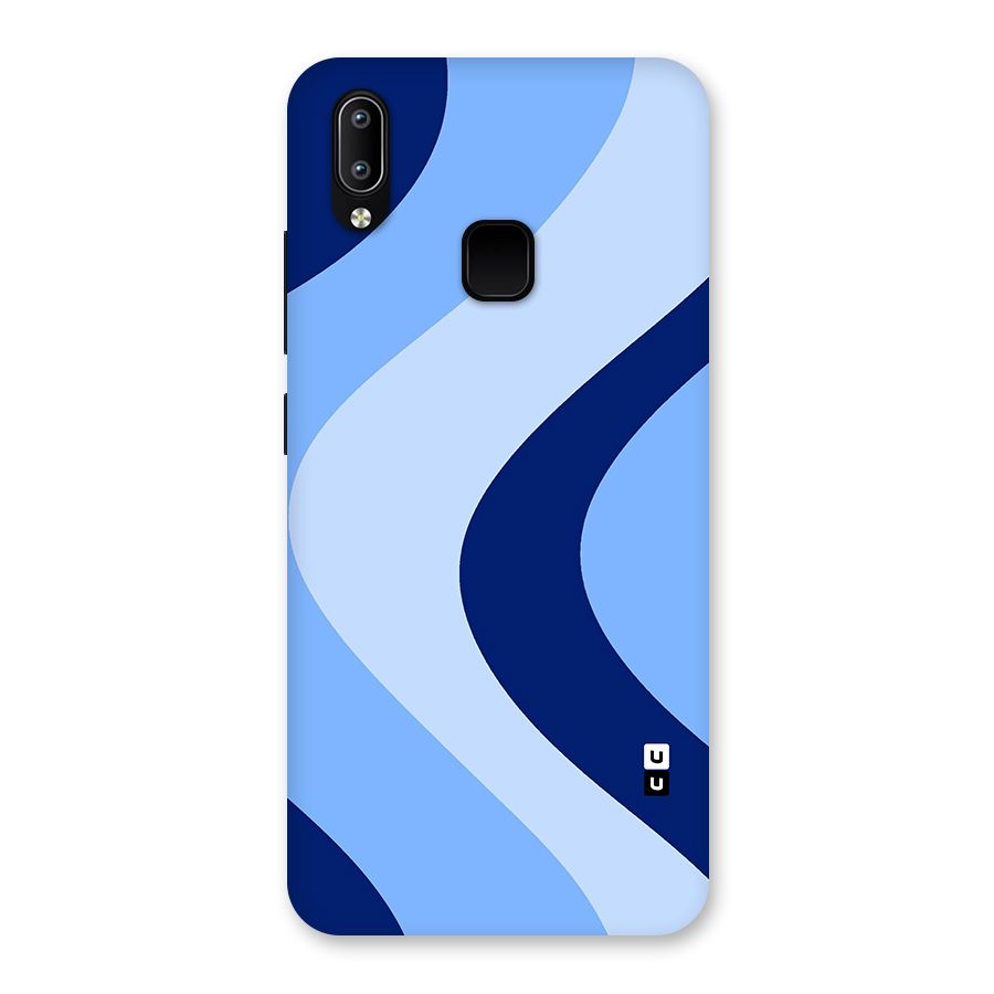 Blue Shade Curves Back Case for Vivo Y93