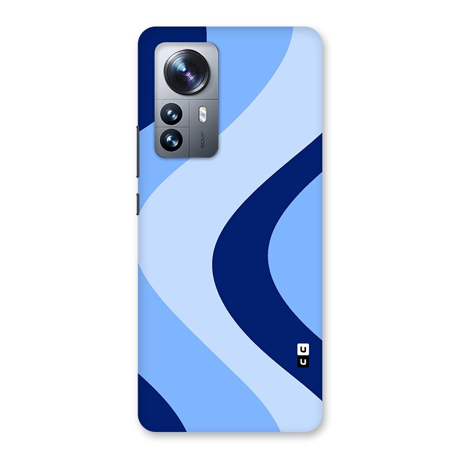 Blue Shade Curves Back Case for Xiaomi 12 Pro