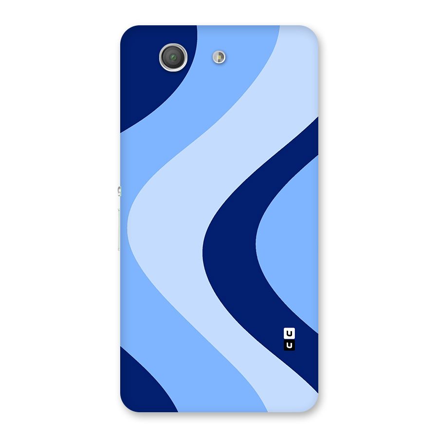Blue Shade Curves Back Case for Xperia Z3 Compact