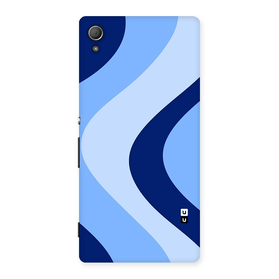 Blue Shade Curves Back Case for Xperia Z4