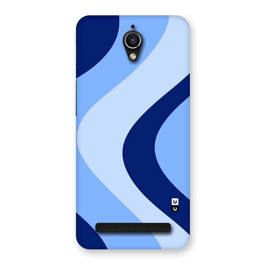 Blue Shade Curves Back Case for Zenfone Go