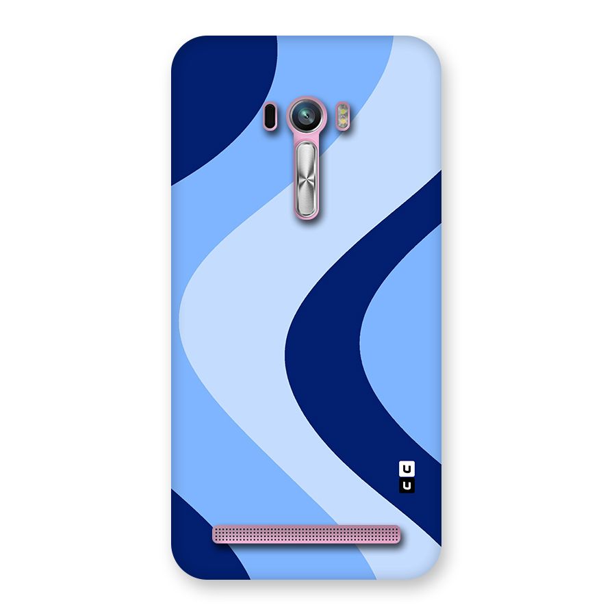 Blue Shade Curves Back Case for Zenfone Selfie