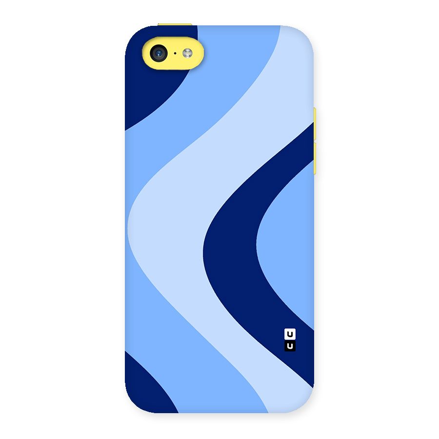 Blue Shade Curves Back Case for iPhone 5C