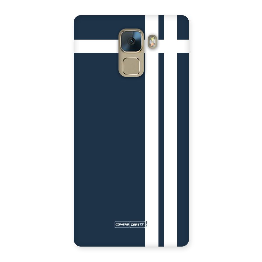 Blue and White Back Case for Huawei Honor 7