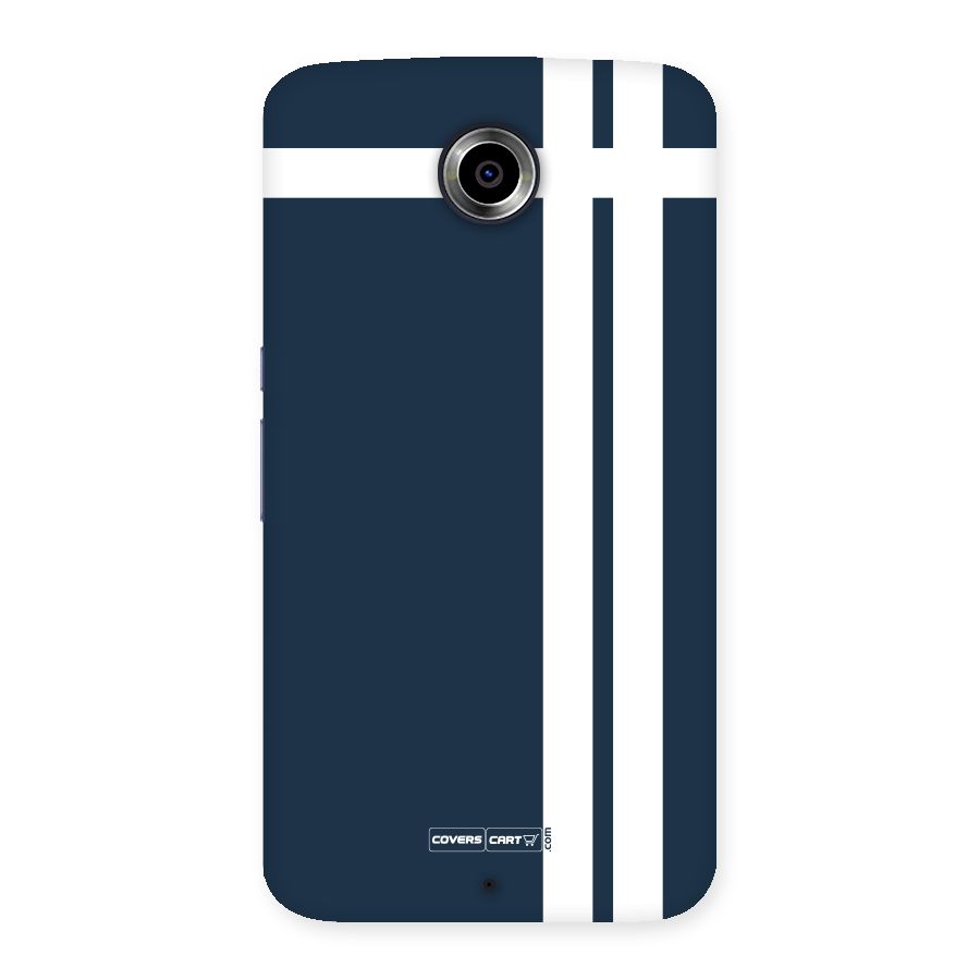 Blue and White Back Case for Nexsus 6