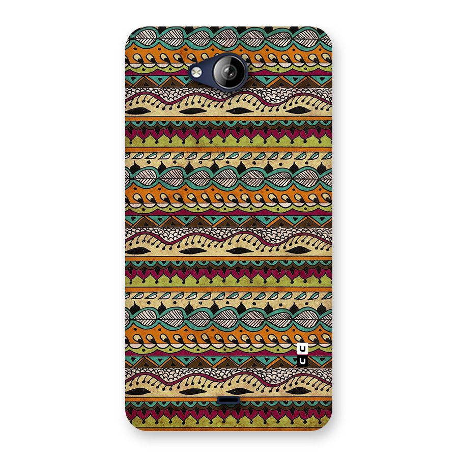 Bohemian Style Aztec Art Back Case for Canvas Play Q355