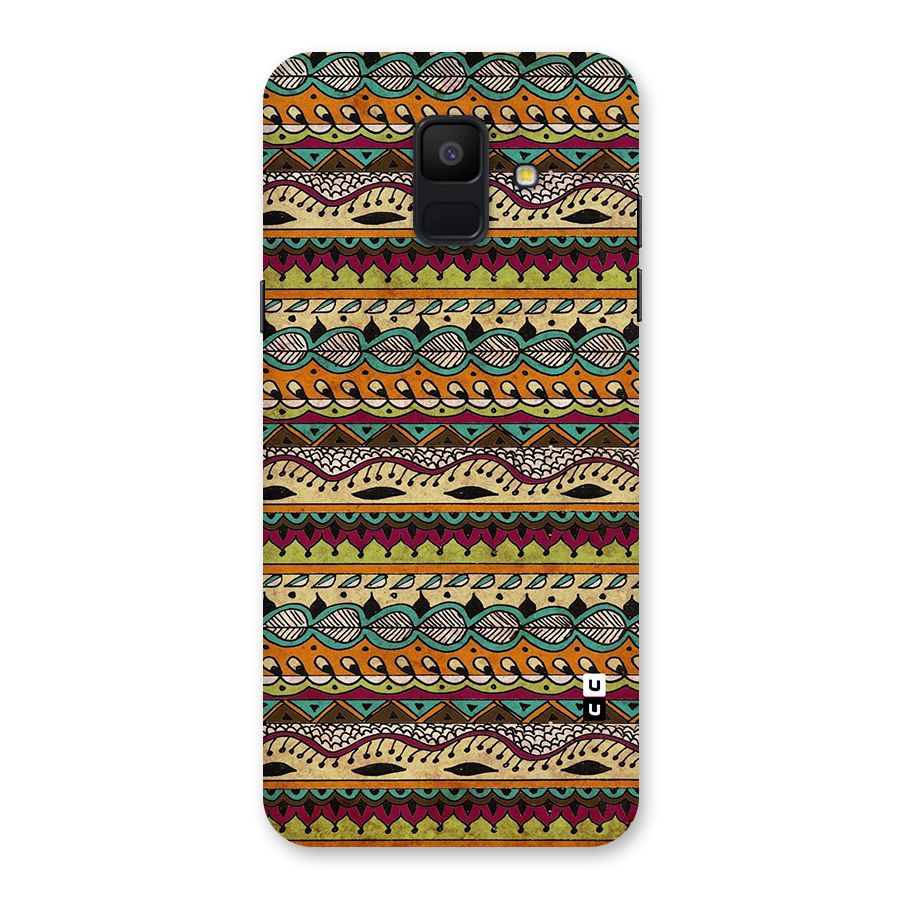 Bohemian Style Aztec Art Back Case for Galaxy A6 (2018)