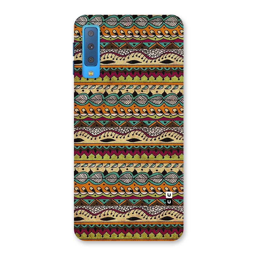 Bohemian Style Aztec Art Back Case for Galaxy A7 (2018)