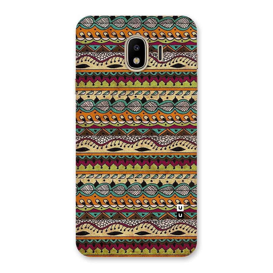 Bohemian Style Aztec Art Back Case for Galaxy J4