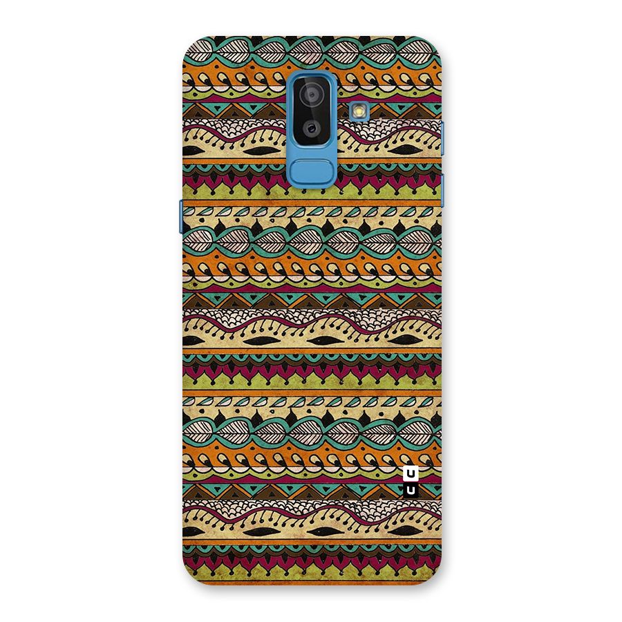 Bohemian Style Aztec Art Back Case for Galaxy J8