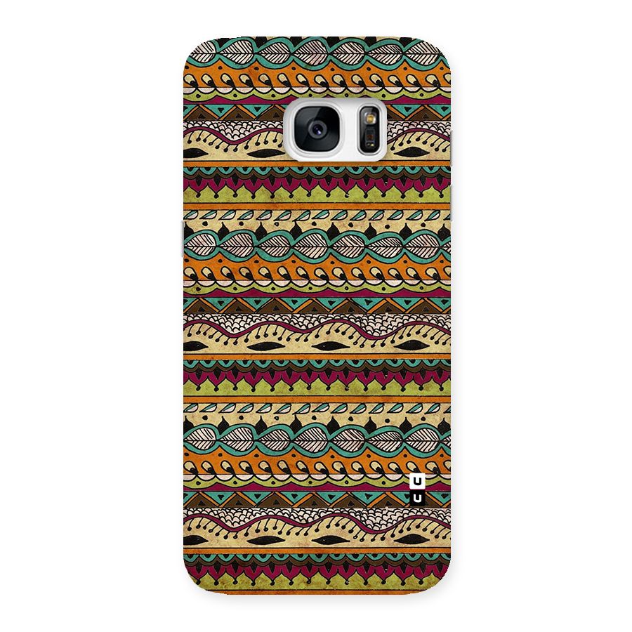 Bohemian Style Aztec Art Back Case for Galaxy S7 Edge