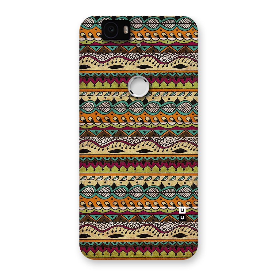 Bohemian Style Aztec Art Back Case for Google Nexus-6P