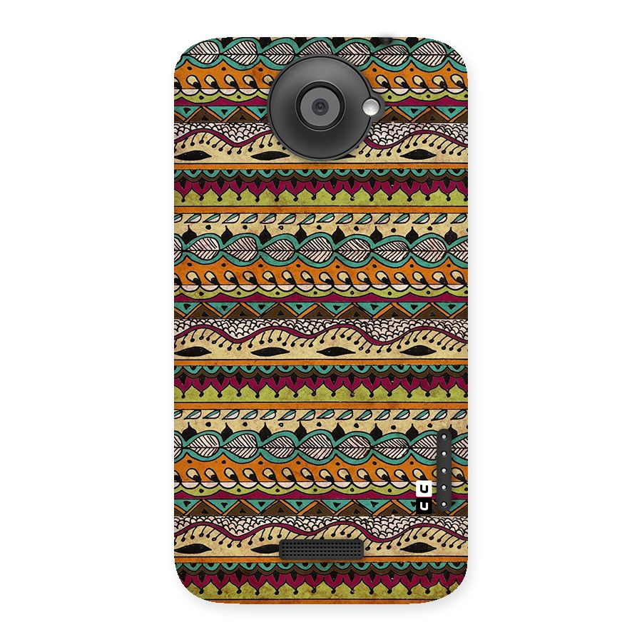 Bohemian Style Aztec Art Back Case for HTC One X