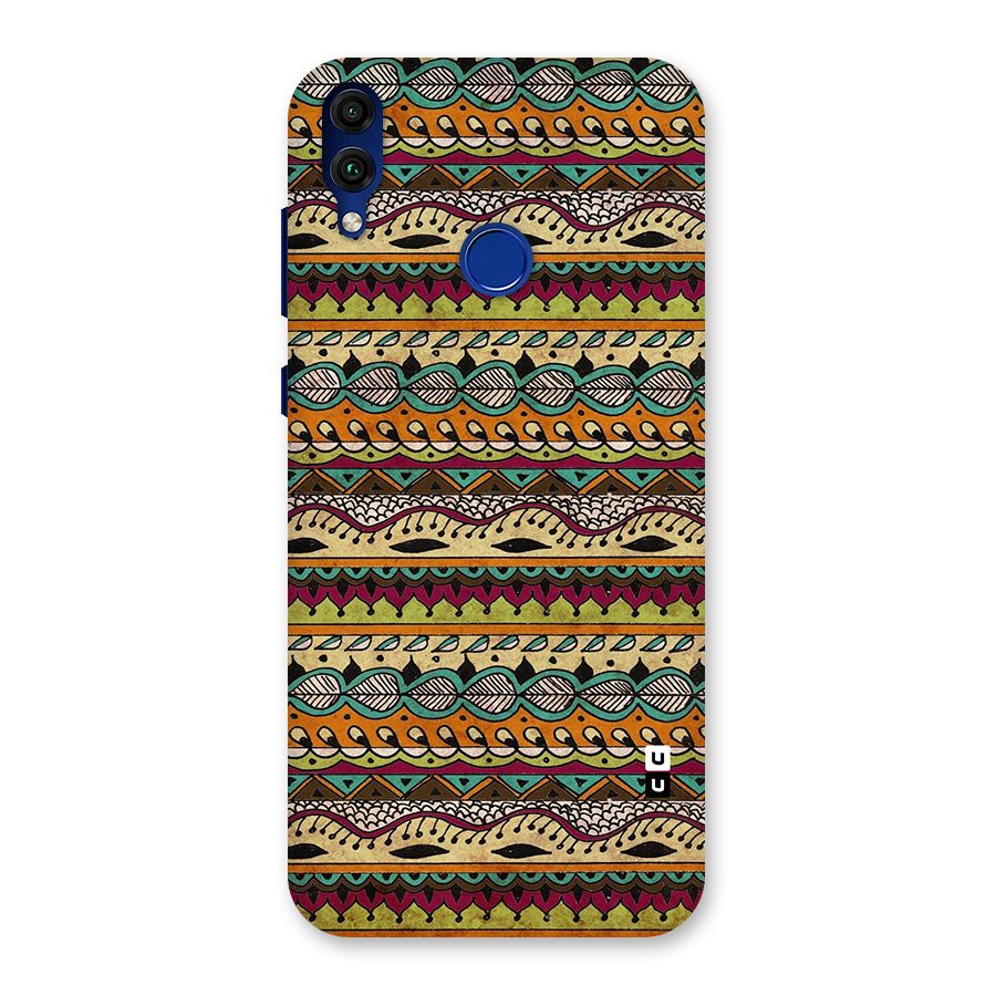 Bohemian Style Aztec Art Back Case for Honor 8C