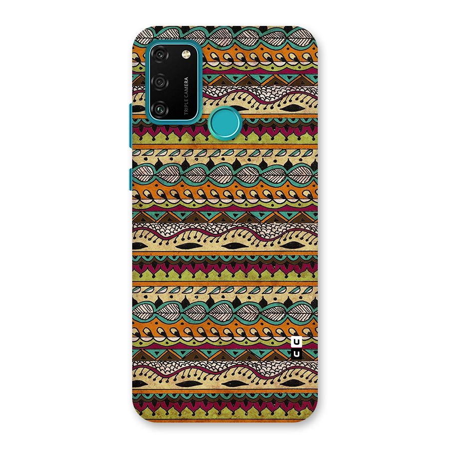 Bohemian Style Aztec Art Back Case for Honor 9A