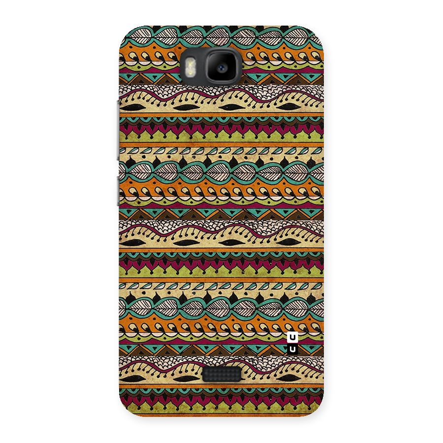 Bohemian Style Aztec Art Back Case for Honor Bee