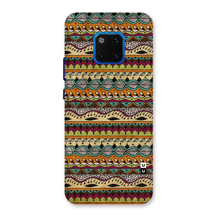 Bohemian Style Aztec Art Back Case for Huawei Mate 20 Pro