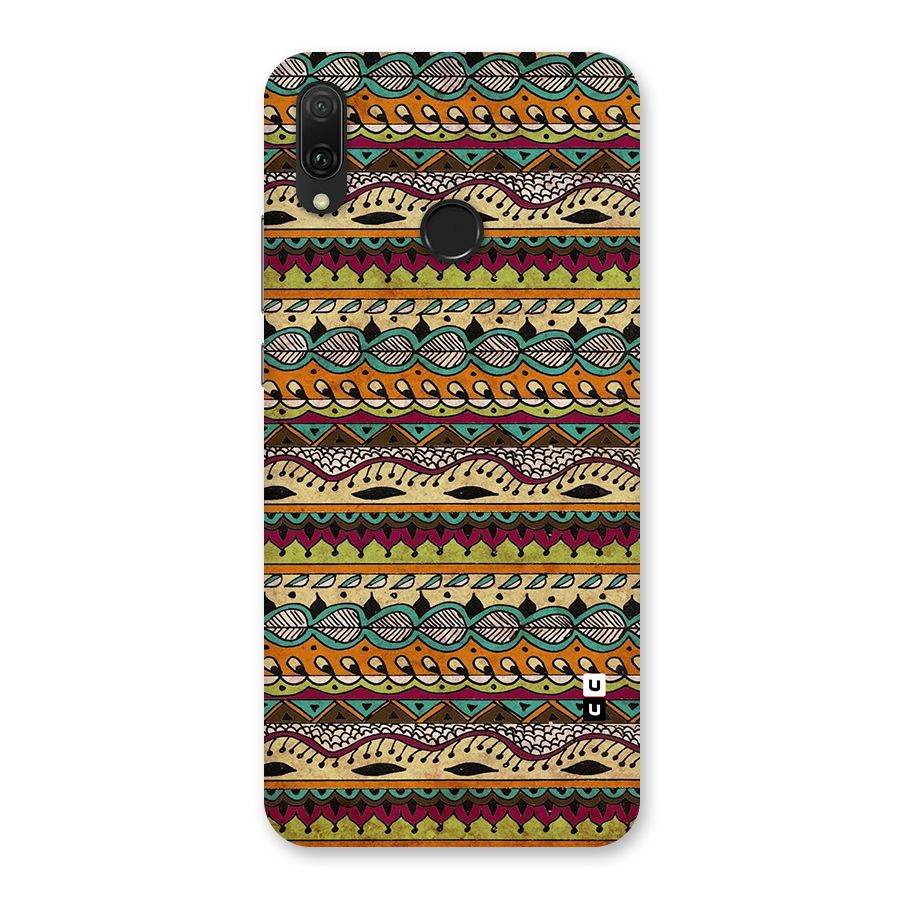 Bohemian Style Aztec Art Back Case for Huawei Y9 (2019)