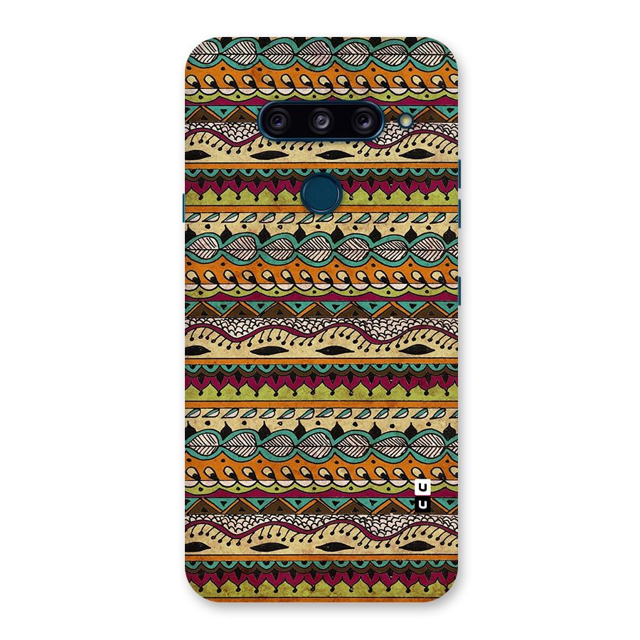 Bohemian Style Aztec Art Back Case for LG  V40 ThinQ