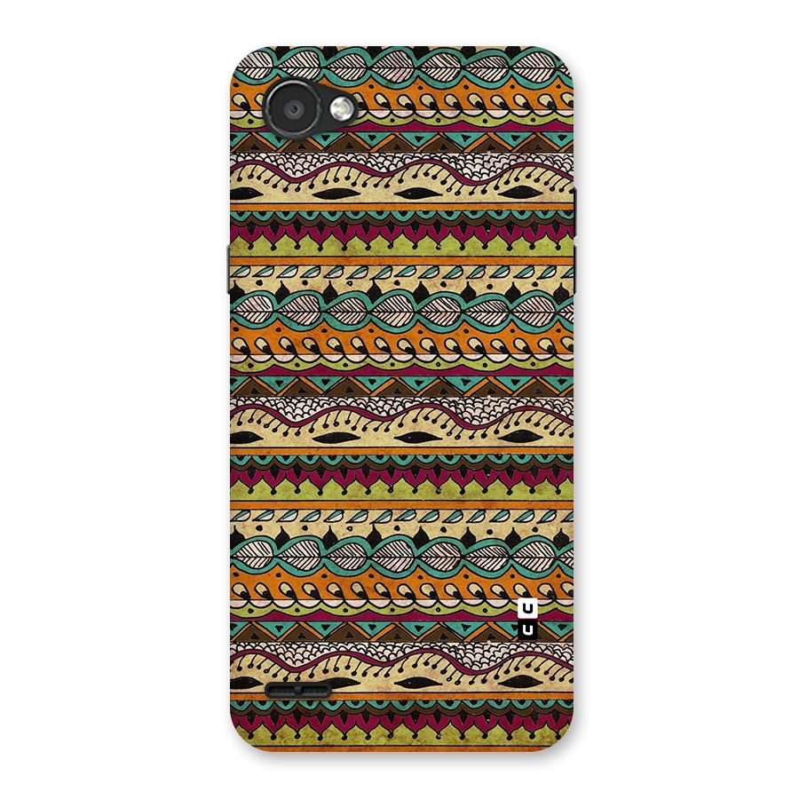 Bohemian Style Aztec Art Back Case for LG Q6