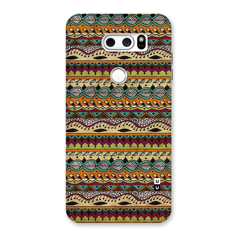 Bohemian Style Aztec Art Back Case for LG V30