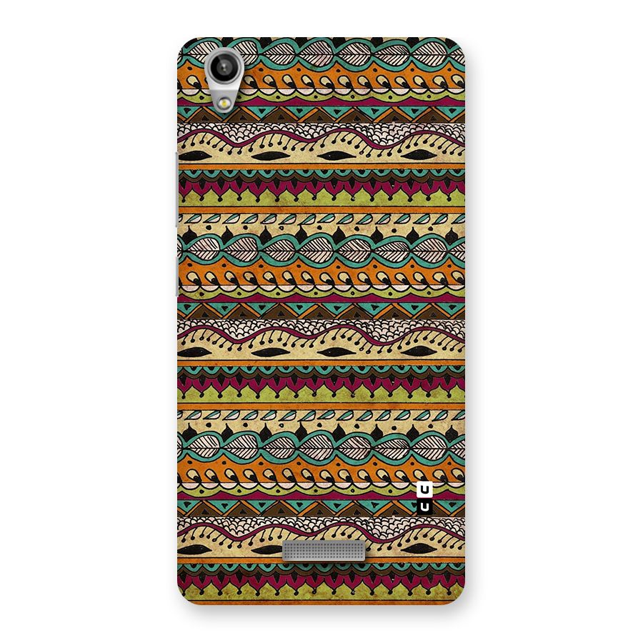 Bohemian Style Aztec Art Back Case for Lava-Pixel-V1