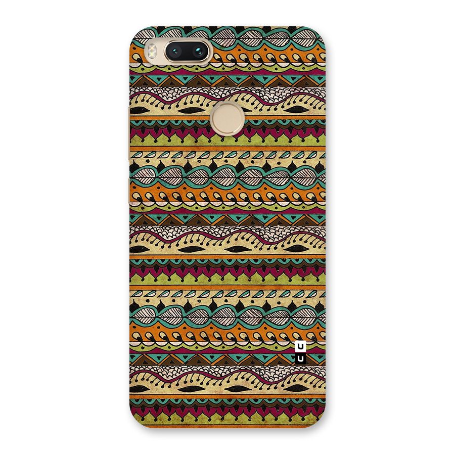 Bohemian Style Aztec Art Back Case for Mi A1