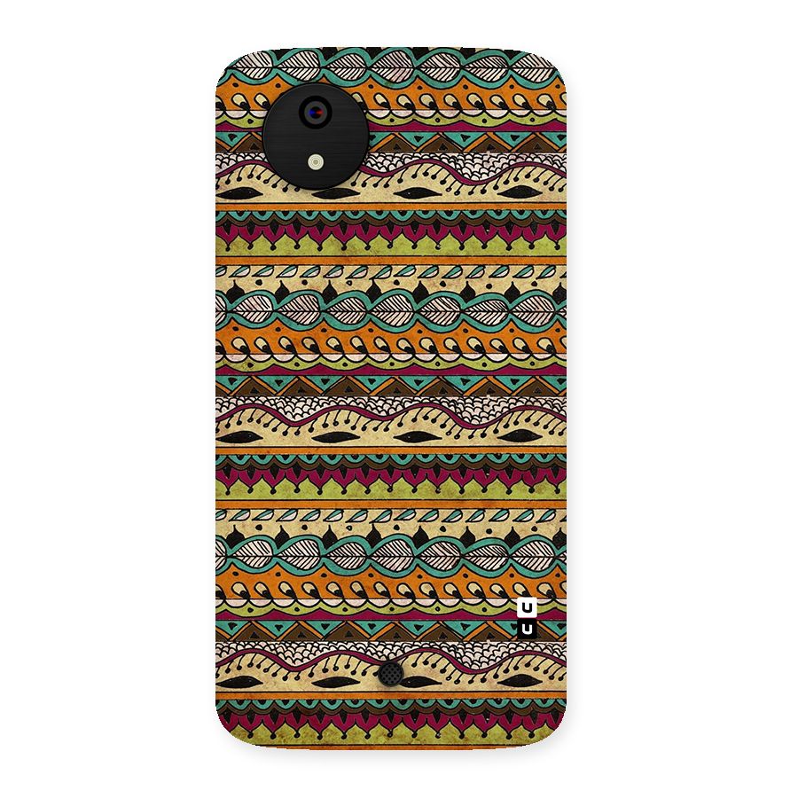 Bohemian Style Aztec Art Back Case for Micromax Canvas A1