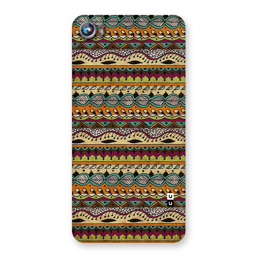 Bohemian Style Aztec Art Back Case for Micromax Canvas Fire 4 A107