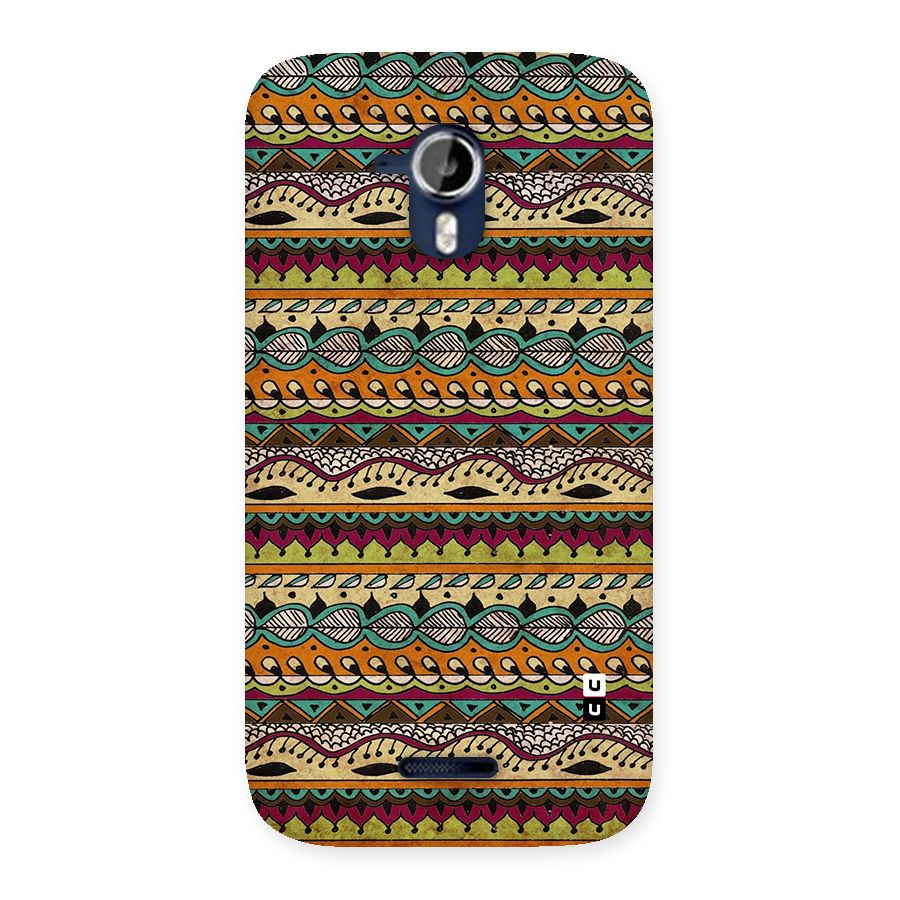 Bohemian Style Aztec Art Back Case for Micromax Canvas Magnus A117