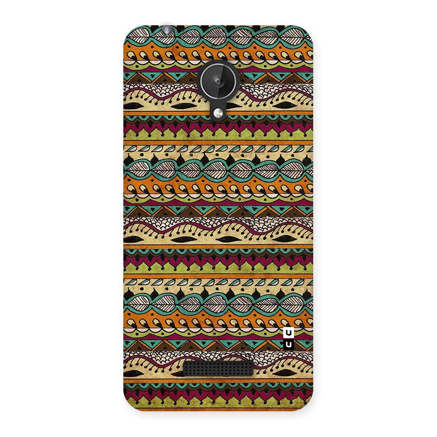 Bohemian Style Aztec Art Back Case for Micromax Canvas Spark Q380