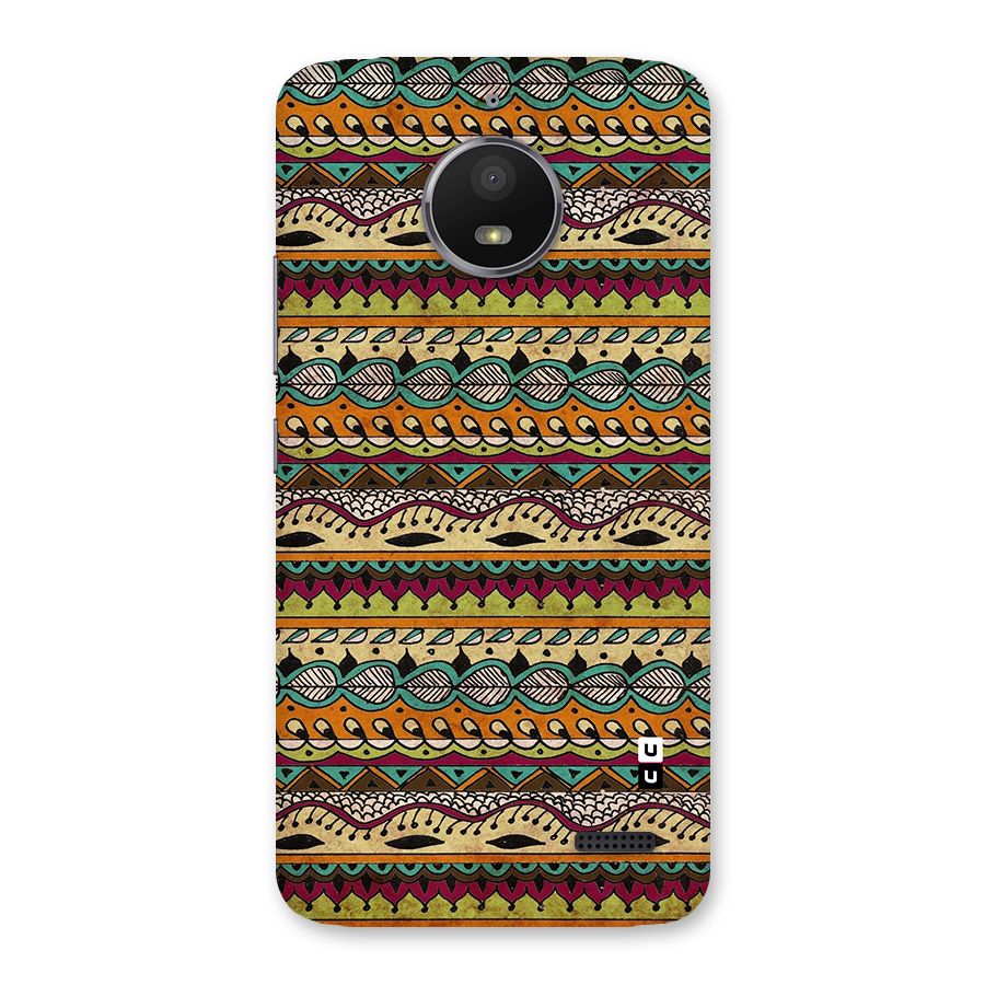 Bohemian Style Aztec Art Back Case for Moto E4