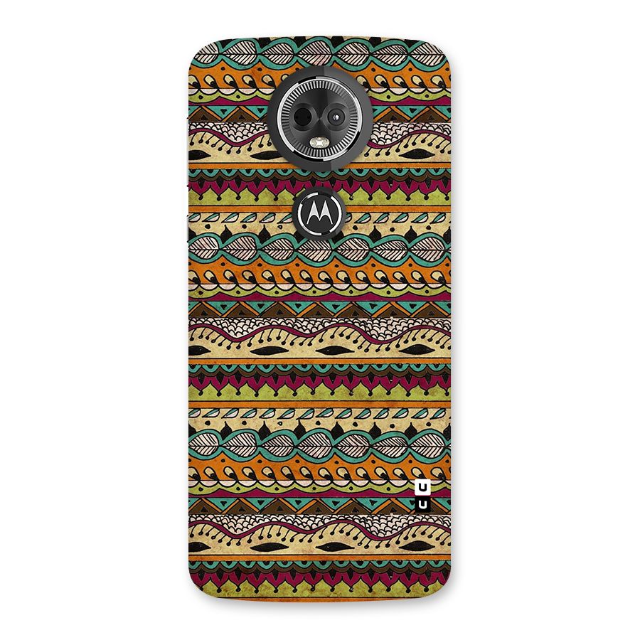 Bohemian Style Aztec Art Back Case for Moto E5 Plus
