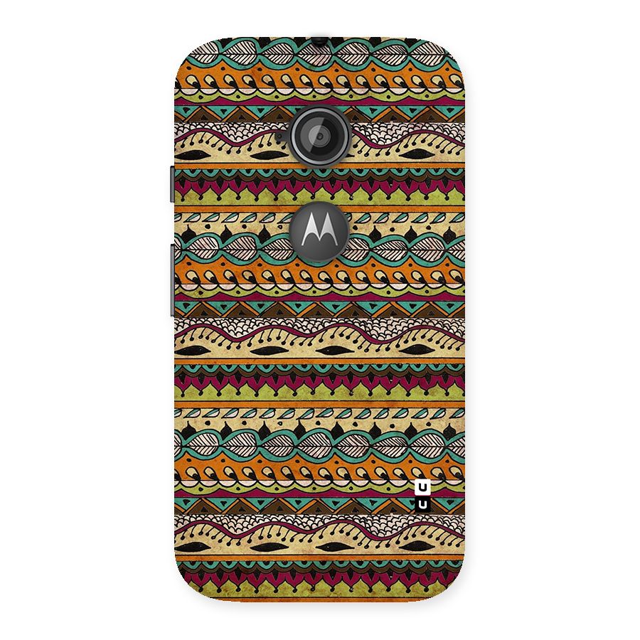Bohemian Style Aztec Art Back Case for Moto E 2nd Gen