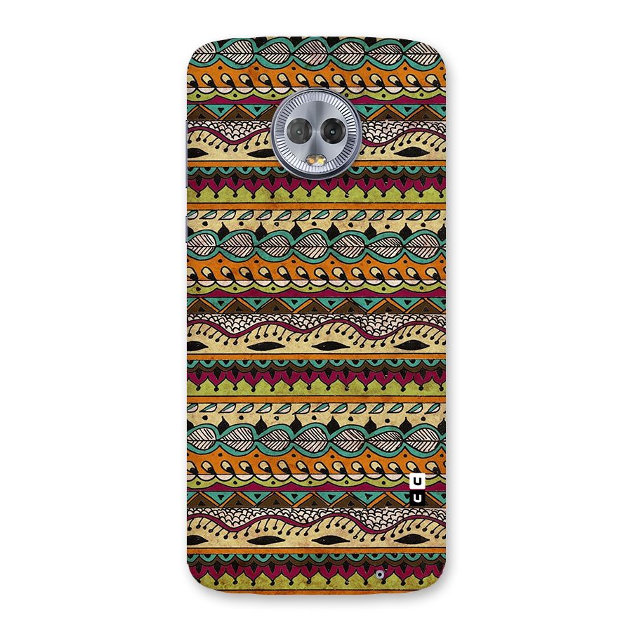 Bohemian Style Aztec Art Back Case for Moto G6 Plus